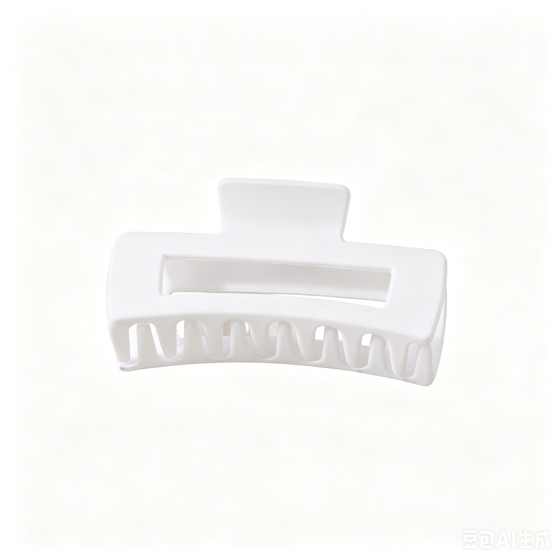 Cross-border large grip matte hair clip women bun clip square hair barrette back of head hair accessory shark clip wholesale