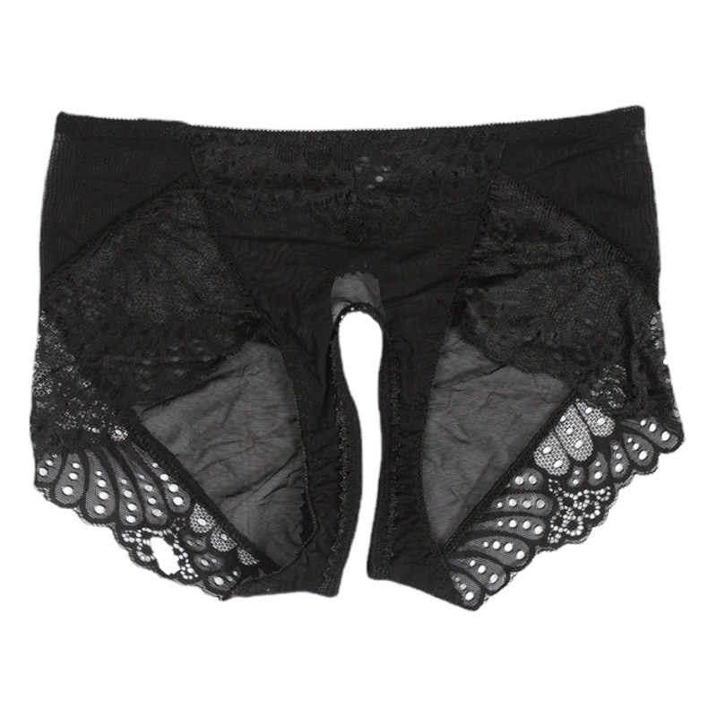 Ropa interior de encaje abierto para mujer talla grande sexy malla transparente ultra delgada ropa interior sexy tentación triángulo ropa interior