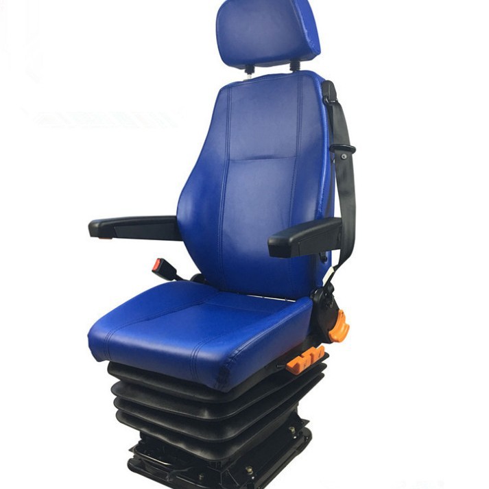 Ambulancia asiento médico 360 ° asiento del conductor giratorio asiento del cinturón de seguridad de tres puntos asiento de la locomotora del metro