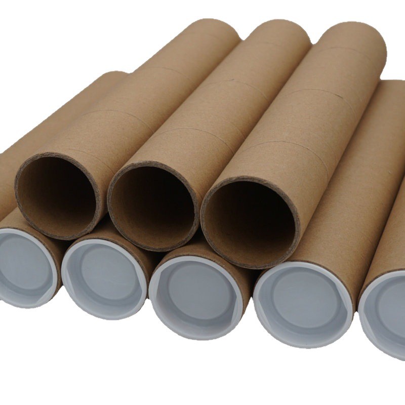 Tubo de Papel Kraft para Embalaje Hueco para Núcleos de Cinta y Envíos
