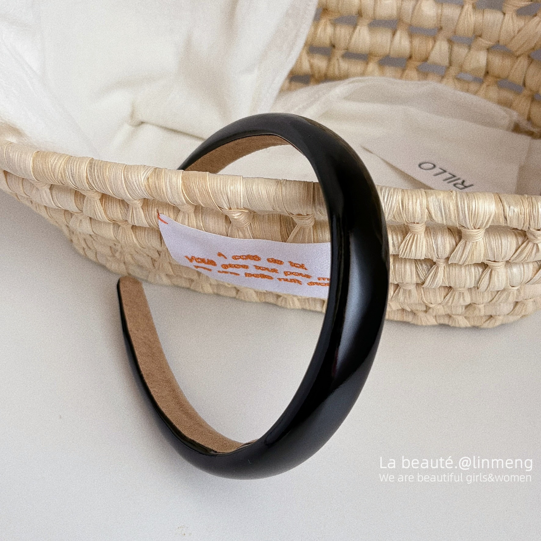 Diadema superior de cráneo alto Diadema de fragancia pequeña negra de alta calidad Diadema de estilo perla coreana arco simple cueva para el cabello accesorios para el cabello femenino