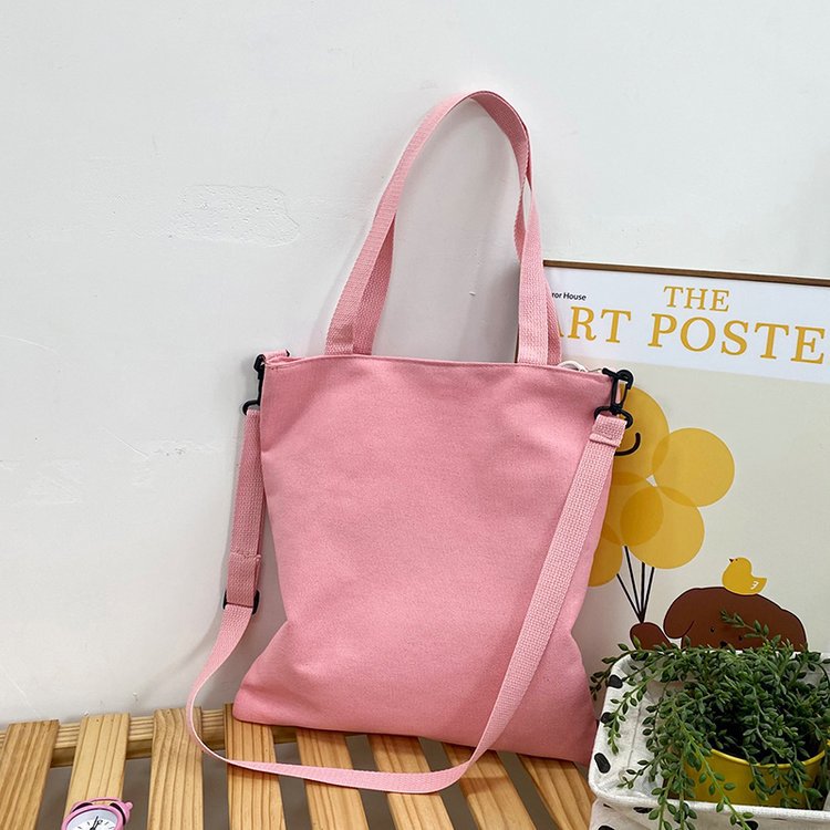 New high-appeartion-level hand-held tote bags are selling well, large-capacity single-shoulder crossbody bags, and wholesale canvas bags for junior and senior high school students undefined
