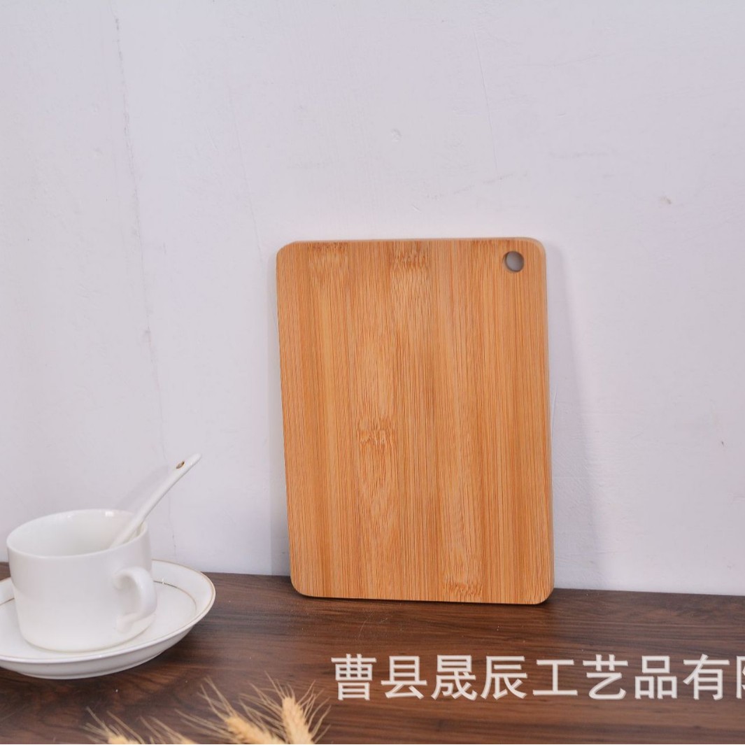 Hogar simple tabla de cortar de bambú tabla de cortar tabla de cortar tabla de cortar bambú sólido tabla de cortar tabla de cortar cuadrada restaurante plato de madera de bambú