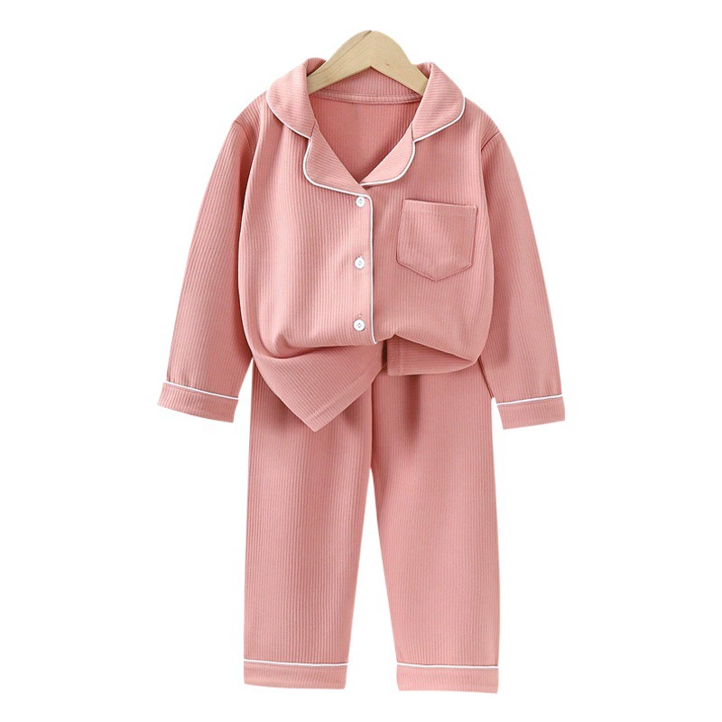 Немецкая бархатная Пижама, Детская Пижама для мальчиков и девочек, новый комплект из двух предметов с длинным рукавом для осенне-зимней домашней одежды для мальчиков и девочек