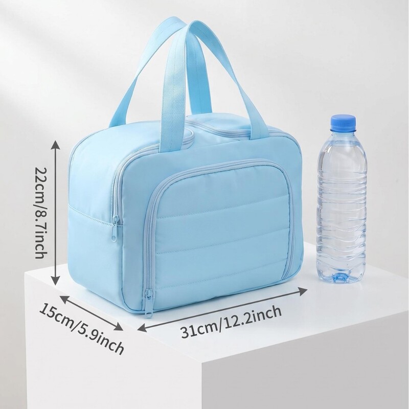 Modu Cosmetic Bag, Portable Large-Capacity Double-Opening Cosmetic Storage Bag, Travel Toiletry Bag, Cross-Border Wholesale Modu Cosmetic Bag, Portable Large-Capacity Double-Opening Cosmetic Storage Bag, Travel Toiletry Bag, Cross-Border Wholesale