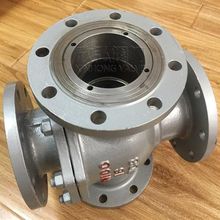 Q46F手动四通法兰球阀 不锈钢切断换向节流 欣弘阀门