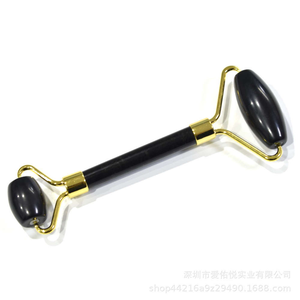 Venta al por mayor tablero de raspado jade rosa cristal dongling jade obsidiana masajeador cara adelgazamiento casa salón de belleza cara lifting