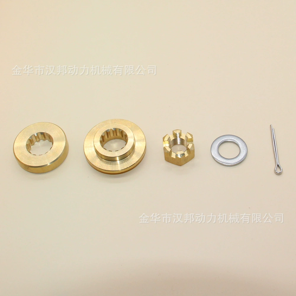 Yamaha 2 удар 40 л.с. Подвесной станок с фиксированным пропеллером, внутренняя и внешняя втулка и гайка, шплинт