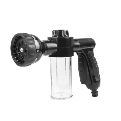 Car cleaning tools Multi-Functional Foam Pot, Water Gun - black-8-modes-of-water-splash