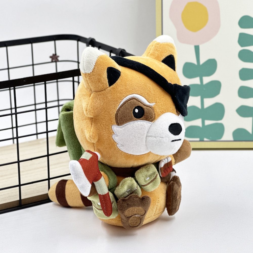 Rajat ylittävä uusi tuote Steadfast Spiffo Plush yksisilmäinen pesukarhupehmonukke_voghion.com