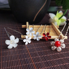 好貨 古裝漢服髮飾u釵新娘頭飾U型釵插針飾品全新明制髮型新鮮出