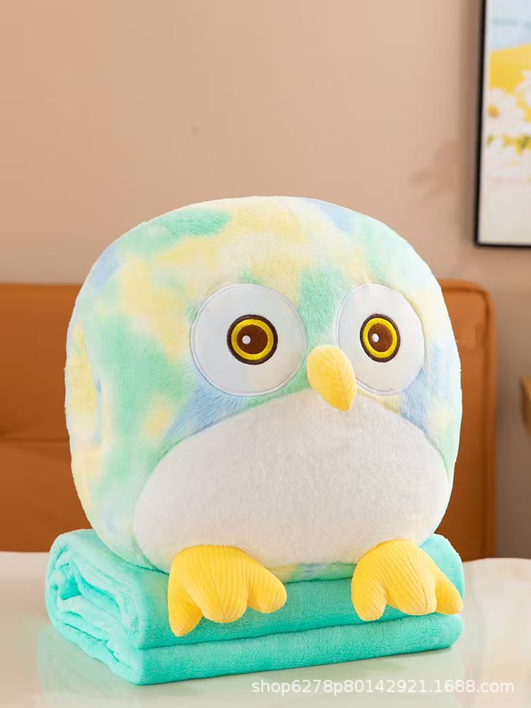 almohada transfronteriza manta muñeca de doble uso siesta de oficina aire acondicionado cojín para niños muñecas de peluche