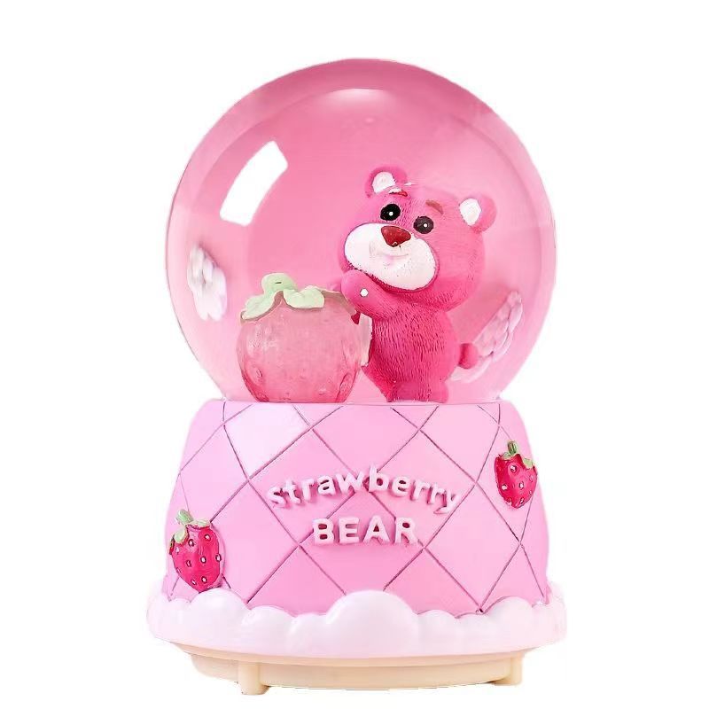 Venta directa de fábrica bola de cristal música caja de música para enviar compañeros de clase niña niña niña regalo de cumpleaños niña princesa día del niño