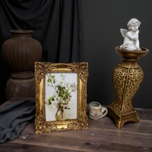 复古树脂摆件挂墙相框相框儿童批发客厅卧室沙发挂画装饰画框专用