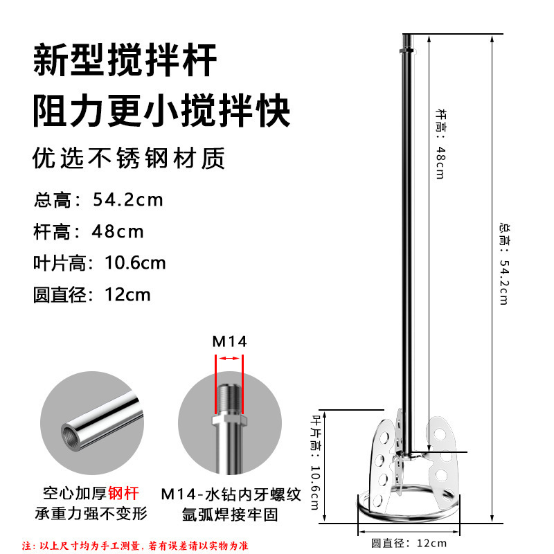 古い職人の新しいミキシングロッド、灰とパテを混ぜるためのツール、電動ハンマー、ミキシングヘッド、セメント|undefined