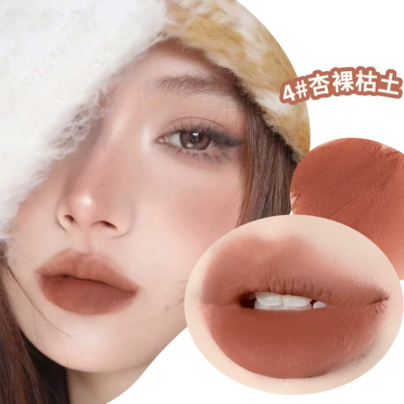 xixi Lipstick, matte waterproof lip gloss, translucent shading