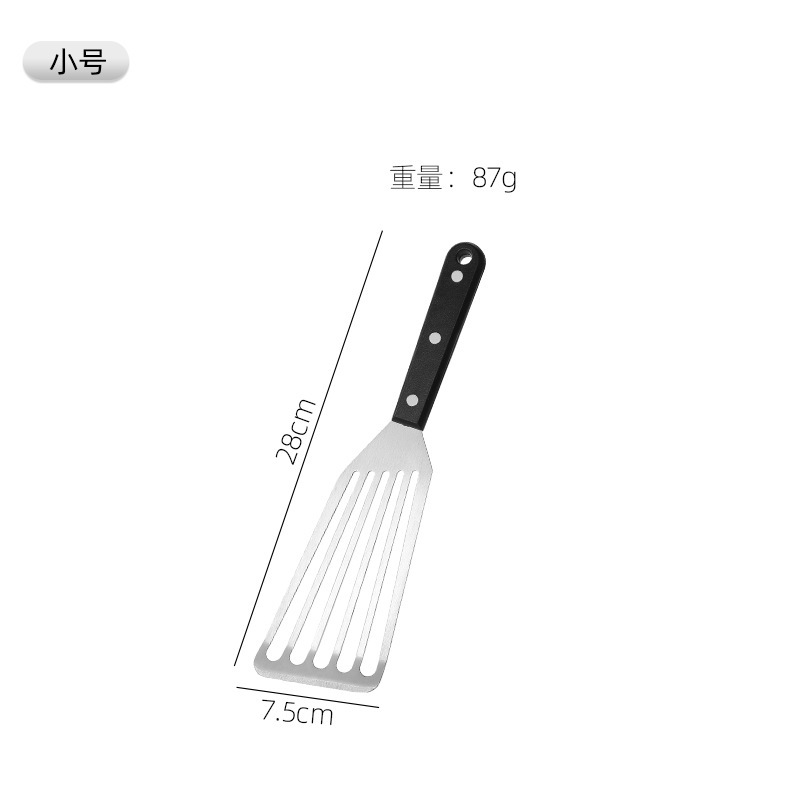 ステンレスのマントーのシャベルのステーキのシャベルの木の柄のシャベルの台所の揚げ物の卵のシャベルの料理の焙煎道具|undefined