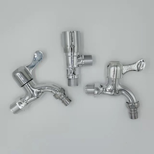 Engineering PP plastic electroplated angle valve washing machine faucet mop pool balcony faucet sharp mouth quick-opening faucet