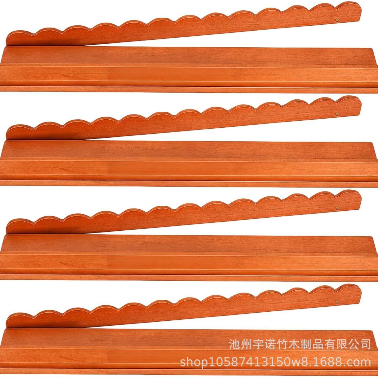 实木波浪款推条磁吸麻将架推牌器展示架 架实木麻将推尺
