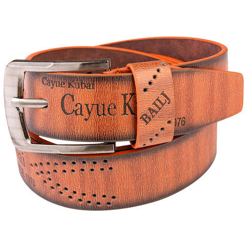 Ancient-style men's pin buckle belt, cross-border leisure men's pants belt, direct factory sales