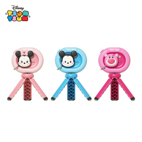 New Strawberry Bear Children's Tripod Camera for Taking Photos, Digital High-Definition Dual Camera, Toy Gift for Boys and Girls