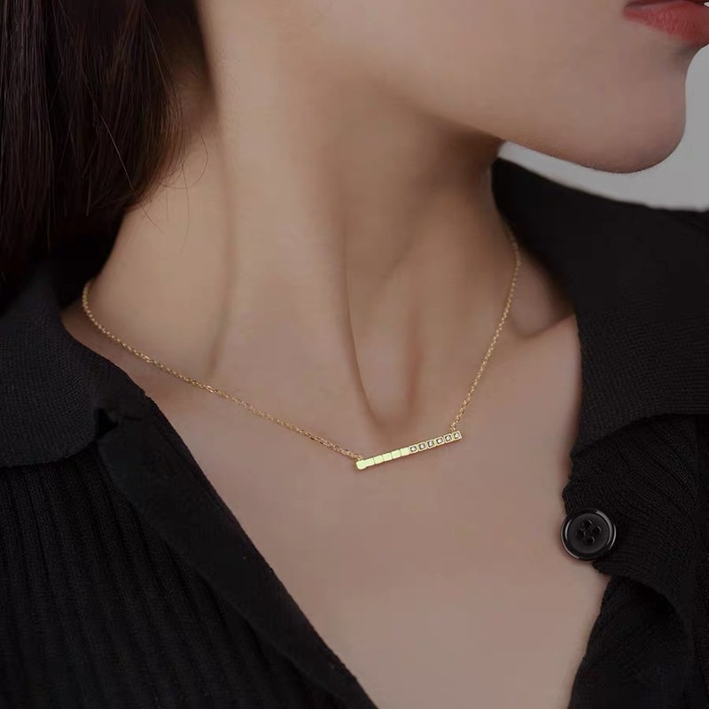 Colar de pérolas de luxo com fecho magnético para mulher_voghion.com