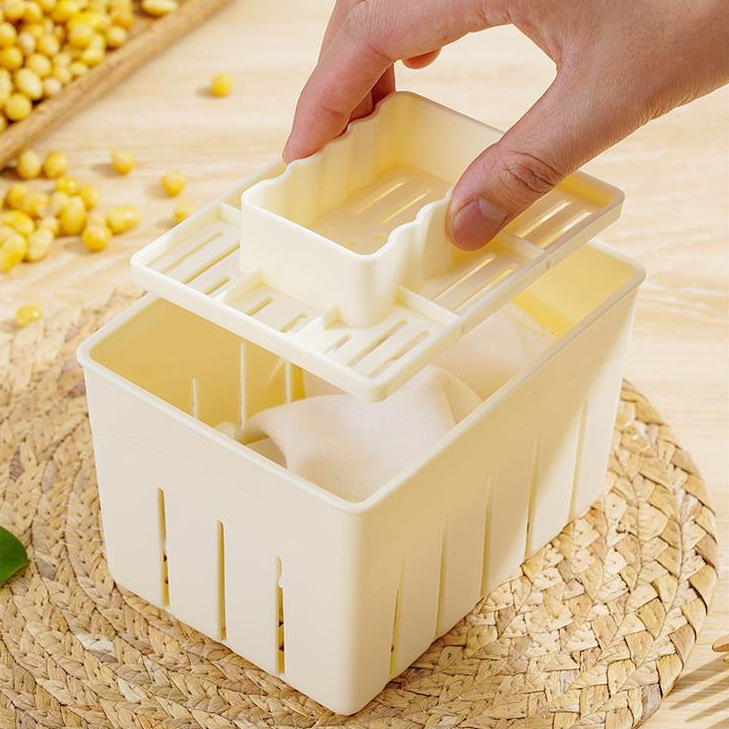 Tofu Mold Household Food Grade Novice Homemade Tofu Mold Tofu Brain Pressure Water Plastic Box Kitchen Tool Tofu Mold Household Food Grade Novice Homemade Tofu Mold Tofu Brain Pressure Water Plastic Box Kitchen Tool