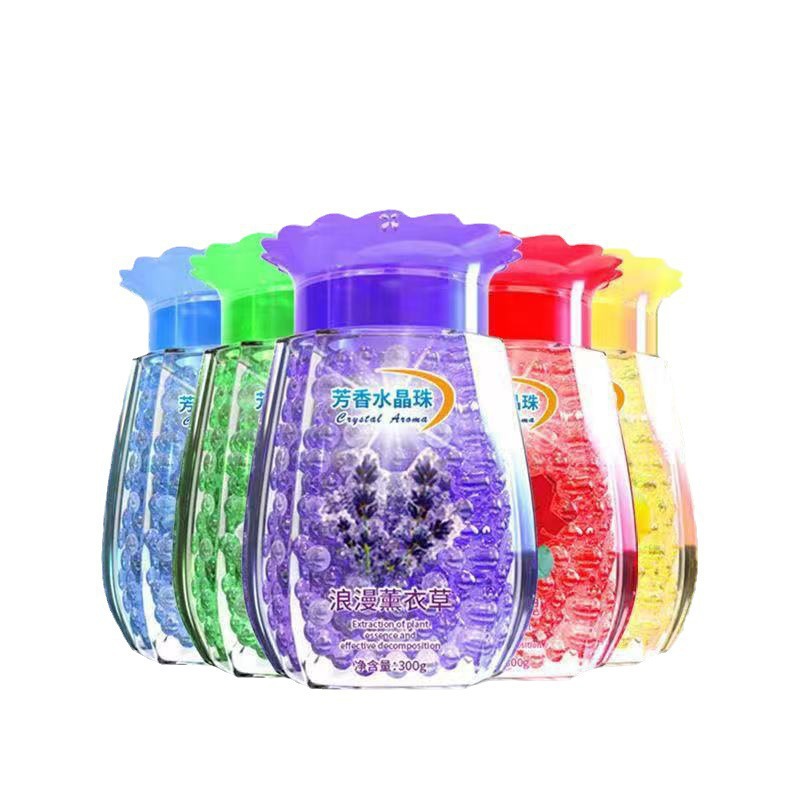 Frescante de aire, baño interior, perfume, desodorante, perfume duradero, perlas aromáticas para eliminar olores.