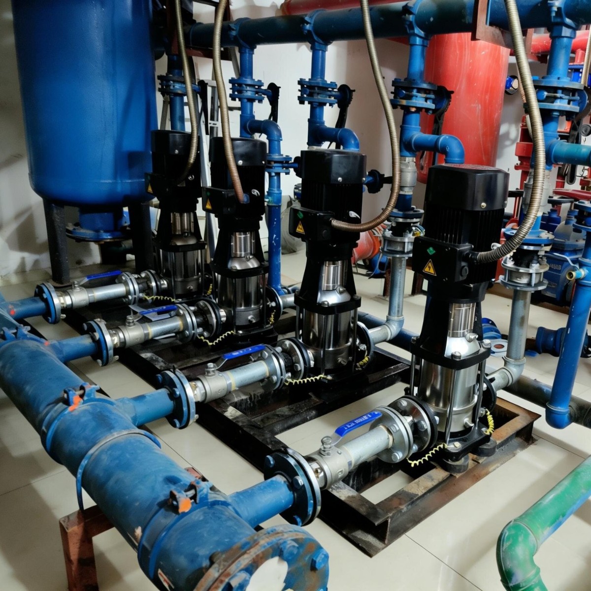 厂家自主研发生产全不锈钢变频恒压供水设备,免费方案设计及参观