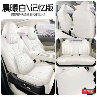 Euler 5 Car Seat Cover, Modelə uyğun (Original) oturacaq örtükləri - dawn-white-memory-edition-euler-5