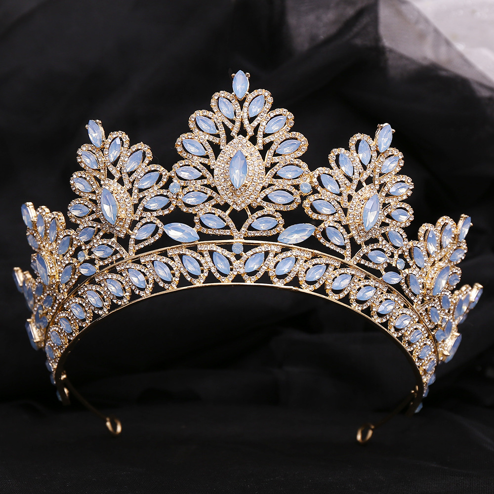 Bridal Crown Alloy Inlay Rhinestones Crown display picture 7