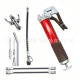 Cross-border explosions manufacturers wholesale grease gun labor-saving pressure rod type oiler high pressure manual grease gun suit