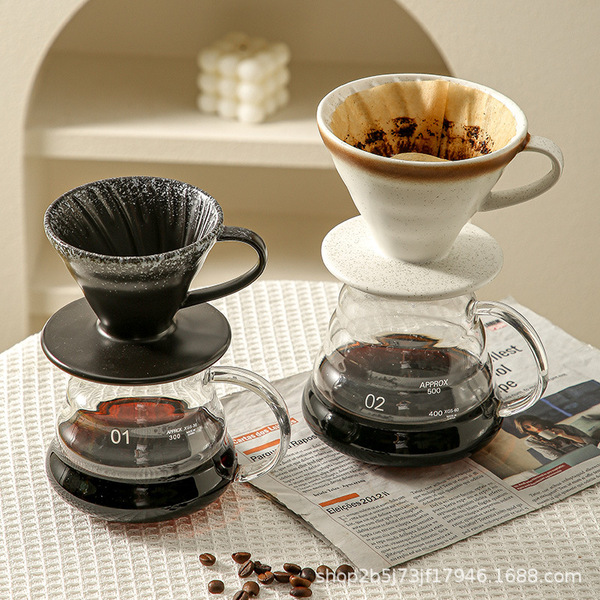 Ceramic coffee set