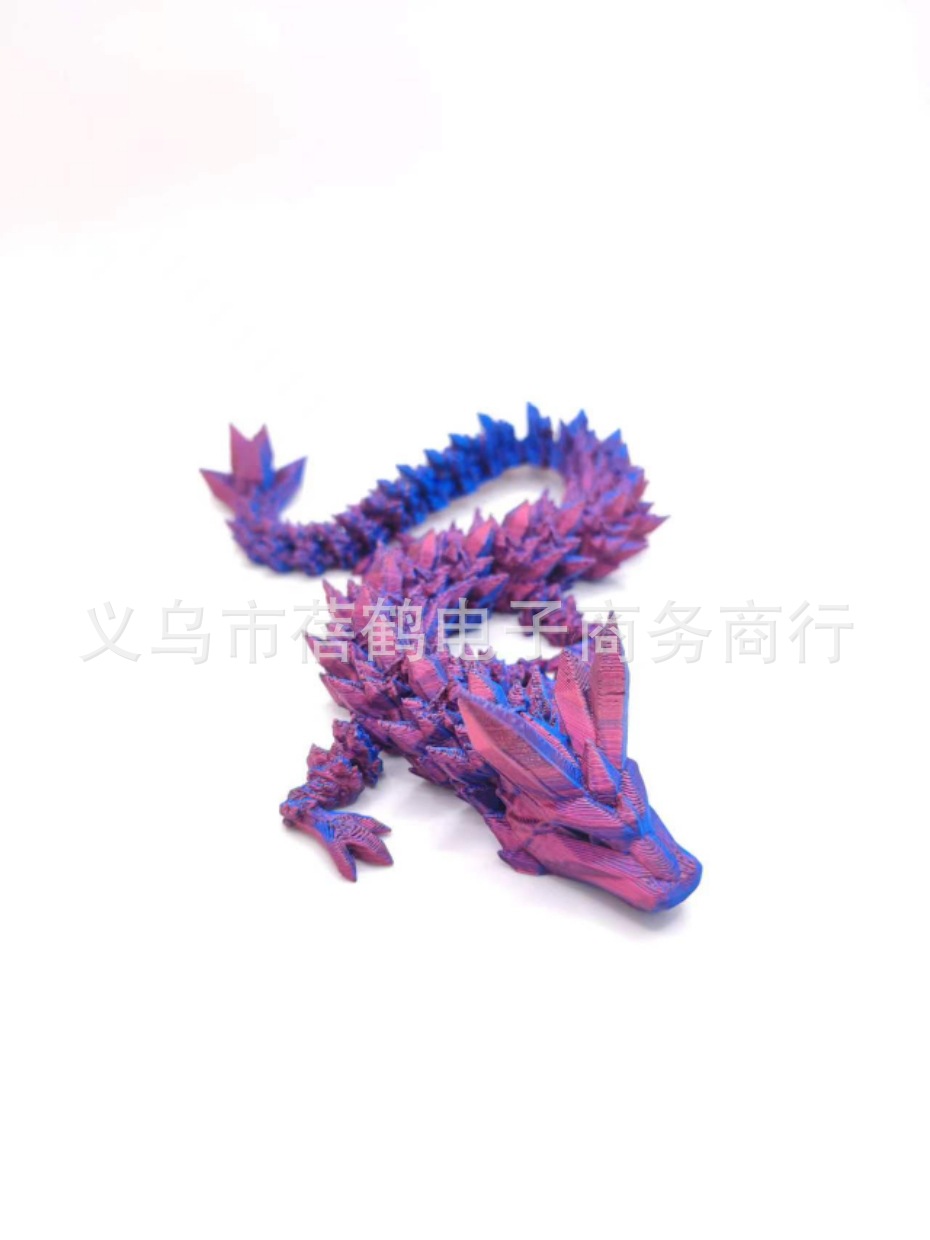 Tanque de peces paisaje decoración 3D impresión conjunta dragón chino decoración creativa conjunto dragón huevo Halloween Navidad