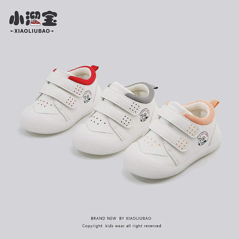 Маленькое сокровище слайдов От 1 до 2 лет непромокаемая кожаная детская обувь из микрофибры с мягким дном обувь для малышей для мальчиков и девочек маленькие белые туфли производители оптом