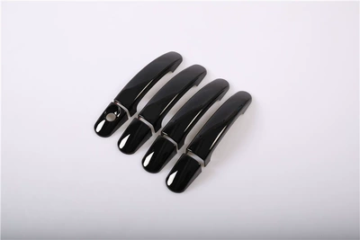 Suitable for Fox Maverick door bowl handle modification car exterior door handle decoration protection stick bright strip paint black (Portal Wrist) - handhandle-stick-ordinary-paint-black