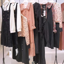 汉派连衣裙22年秋装新款淑女优雅 大码女装品牌折扣实体直播货源