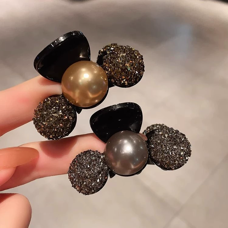 Дизайн акриловый модный универсальный краб-пр pin, заколка для волос, челка, стиль люксовый светлый, тренд сезона