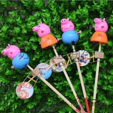 木质木头人摇摇鼓 开心木偶手摇鼓 地摊庙会玩具麦太保麦太保