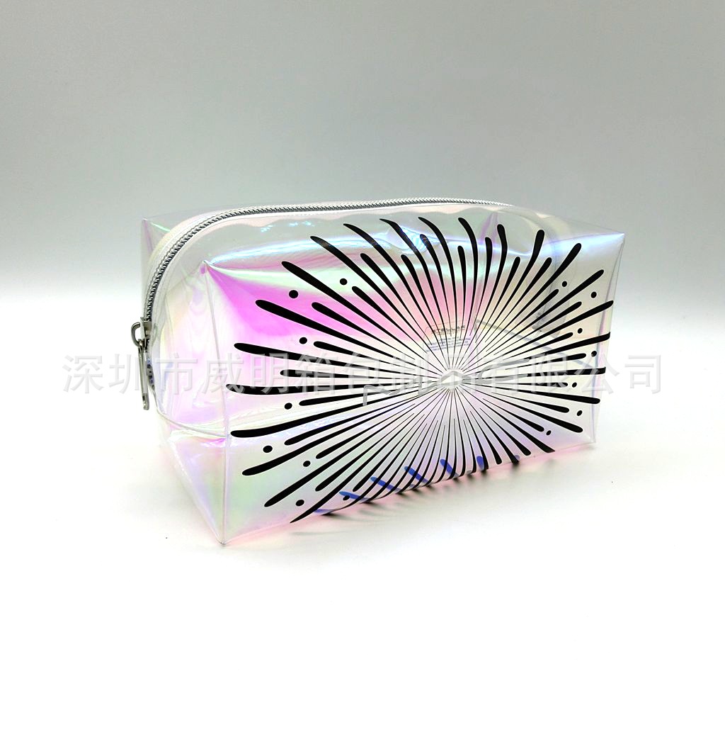 �����¿�PVC�òʷ�ɫ��ױ�� �������� ϴ�� ���λ�ױ��