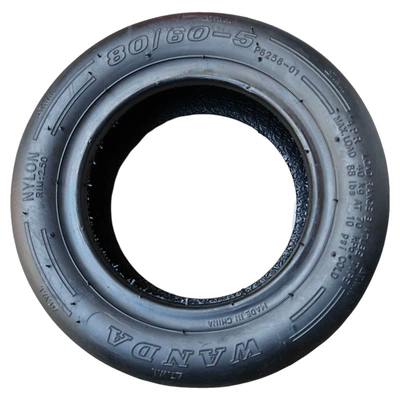 Electric Children's Go-Kart 80/60-5 Vacuum Tire Front Wheel Mini Go-Kart Tire Hub Inner Tube (Motorcycle wheel hub) - 8060-5-thickened-tire