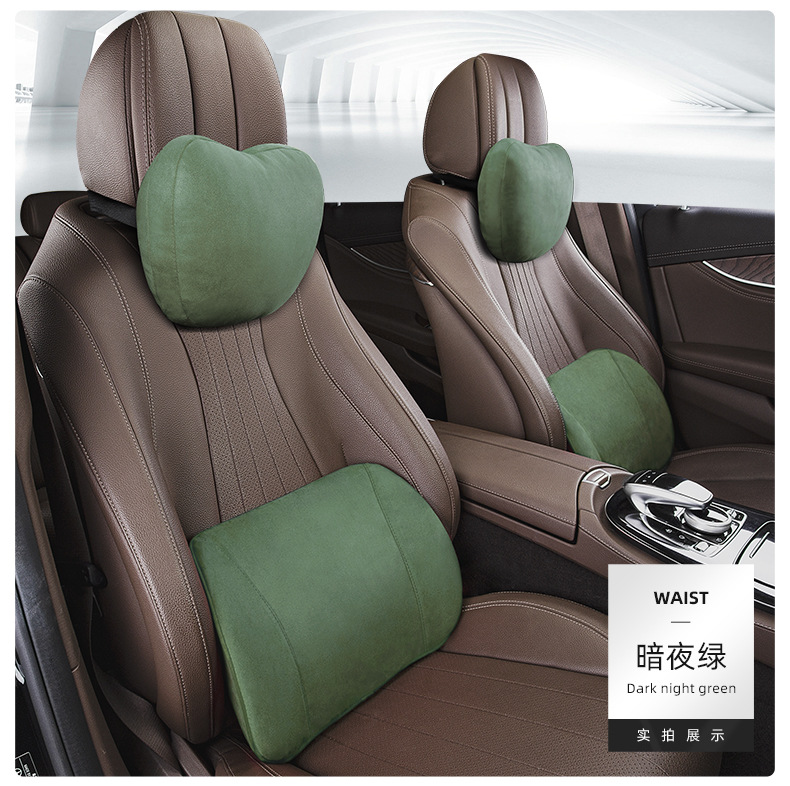 Car Lumbar Support Car Seat Belt Cushion Driver's Seat Office Seat Driver's Backrest Lumbar Support Lumbar Pillow