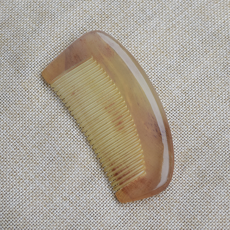 工場は天然の黄色の牛の角の櫛を卸売りします。|undefined