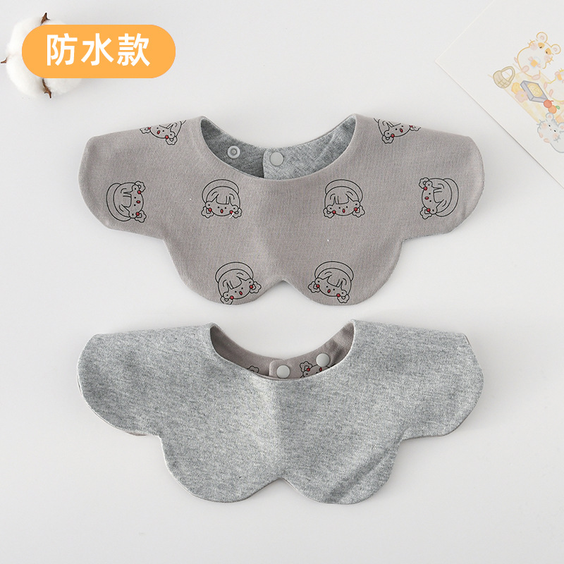 [양면 방수면] 어린 소녀 + 미디엄 플로럴 그레이