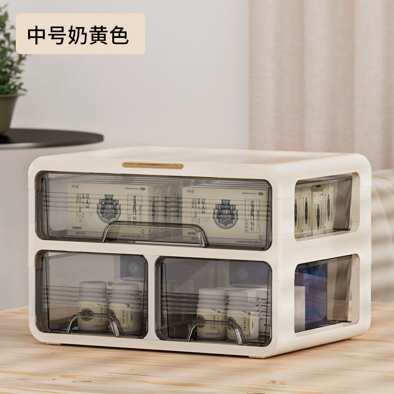Multi-layer Medicine Box Pharmacular, Desktop Drawer Organizer, 1–4 Layers, Household