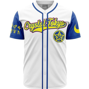 2024 New European and American Men's 3D Printed Summer Hem Button Loose Baseball Uniform Short-Sleeved T-Shirt Men's Summer
