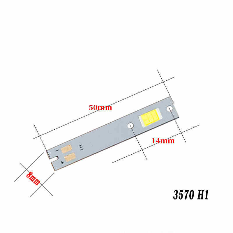 LED自動車ヘッドライト3570電球ハイライト3570 8芯12V LED 40W 3570芯9V 30W白色光|undefined