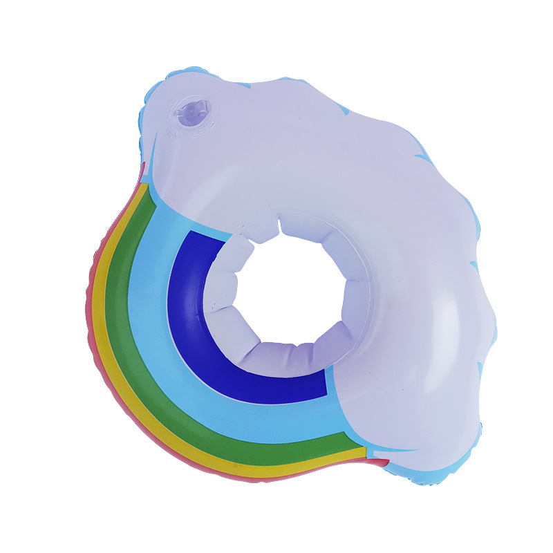 Portavasos inflable unicornio Piña Sandía de coco pato Cisne Portavasos flotante portavasos suministros de agua