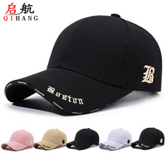新款男士大頭圍棒球帽女顯臉小百搭戶外時尚休閒帽子秋季潮鴨舌帽