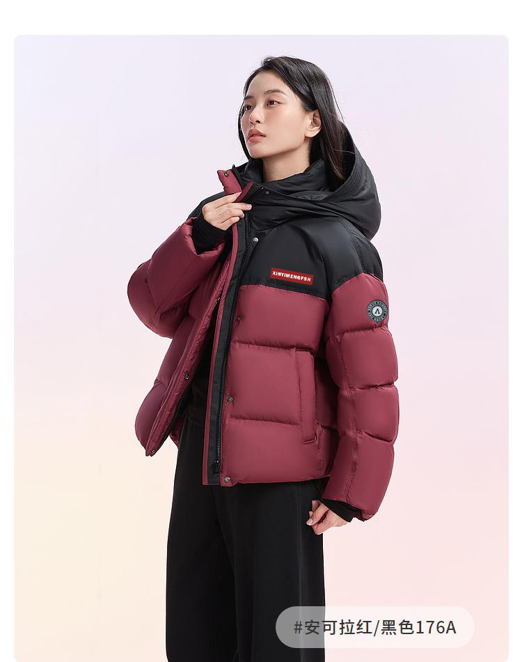 2026 nuevo invierno nuevo suelto nicho de diseño sensación de ropa de pan para mujeres corta con capuzas
